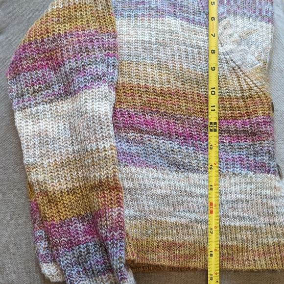 lucky brand, rainbow cardigan sweater, Xs - Picture 2 of 5
